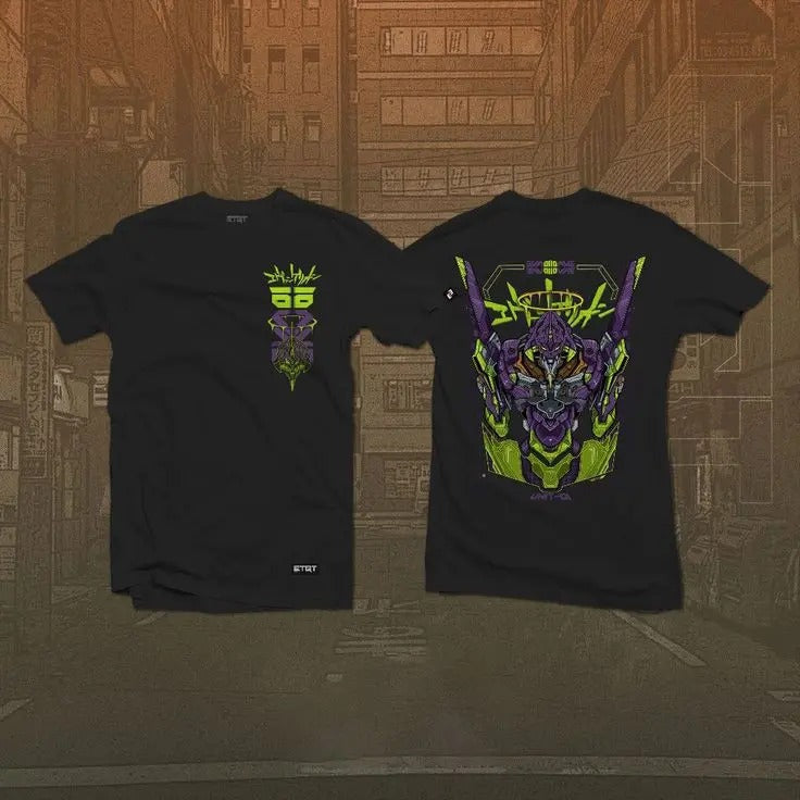 Anime Shirt Evangelion EVA 01 2 Sided Shirt Anime Manga Shirt Best Anime Shirts Anime Fan Shirt Comfort Colors T-Shirts, Hoodie, Sweatshirt - T-Shirt, Sweatshirt, Hoodie