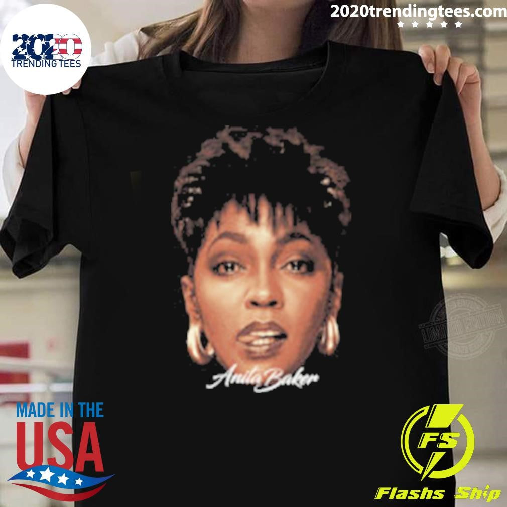Anita Baker Signature Shirt Unisex T-shirt, Sweatshirt, Hoodie, Long Sleeve Tee - T-Shirt, Sweatshirt, Hoodie