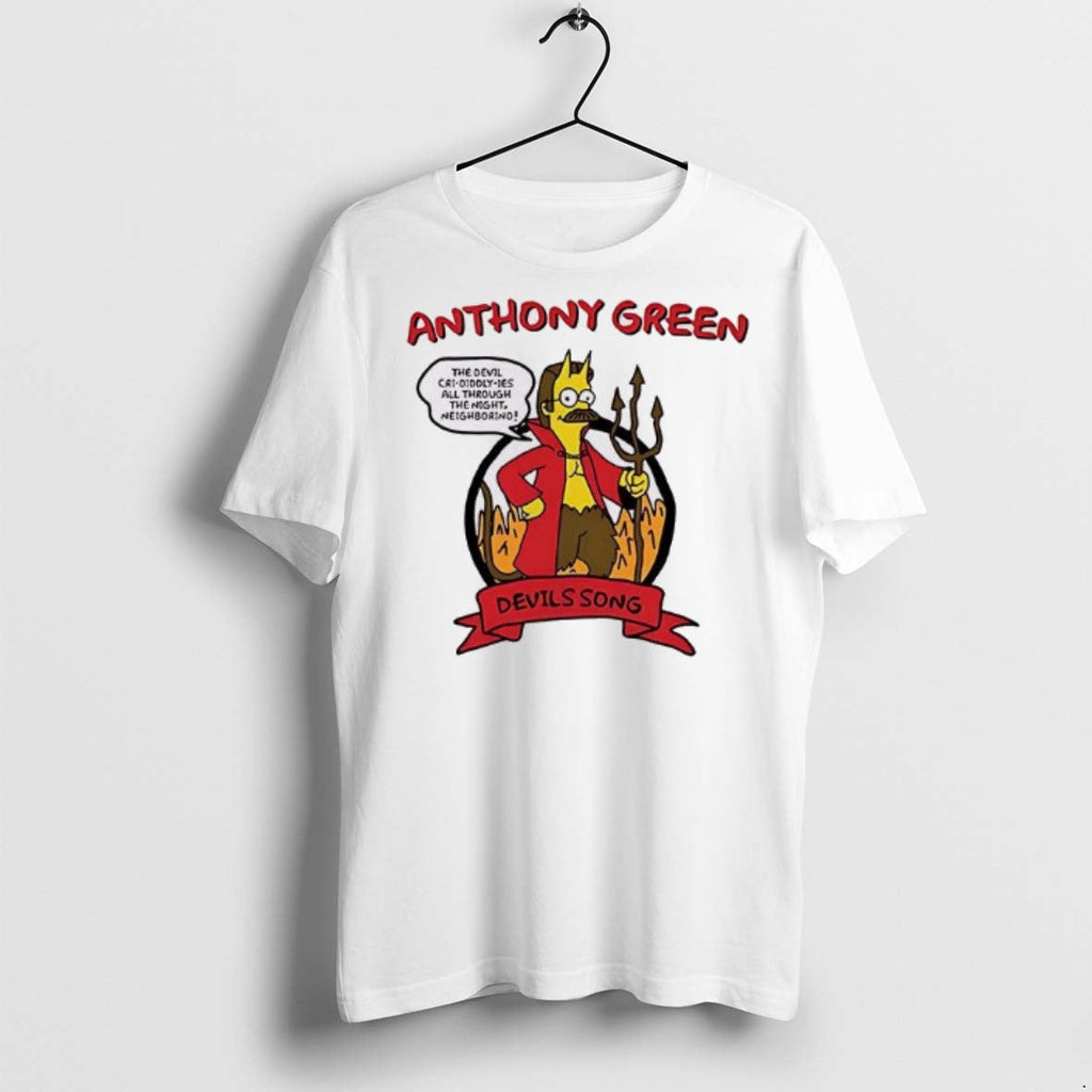 Anthony Green Devils Song T Shirts Unisex T-shirt, Sweatshirt, Hoodie, Long Sleeve Tee - T-Shirt, Sweatshirt, Hoodie