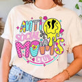 Anti Social Moms Club Shirt Funny Mother Quote Retro Checkered Mama Coquette Bow Sarcastic Mom T-Shirts, Hoodie, Sweatshirt - T-Shirt, Sweatshirt, Hoodie