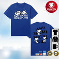 Anti Social Social Club Assc X Peanuts Feeling Funny Two Sided Shirt Unisex T-shirt, Sweatshirt, Hoodie, Long Sleeve Tee - T-Shirt, Sweatshirt, Hoodie