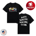 Anti Social Social Club Assc X Peanuts Peanuts Gang Two Sided Shirt Unisex T-shirt, Sweatshirt, Hoodie, Long Sleeve Tee - T-Shirt, Sweatshirt, Hoodie