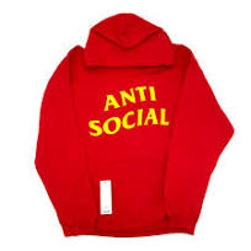 Anti Social Social Club Red Yellow (ASSW338) Size XS XL T-Shirts, Hoodie, Sweatshirt - T-Shirt, Sweatshirt, Hoodie