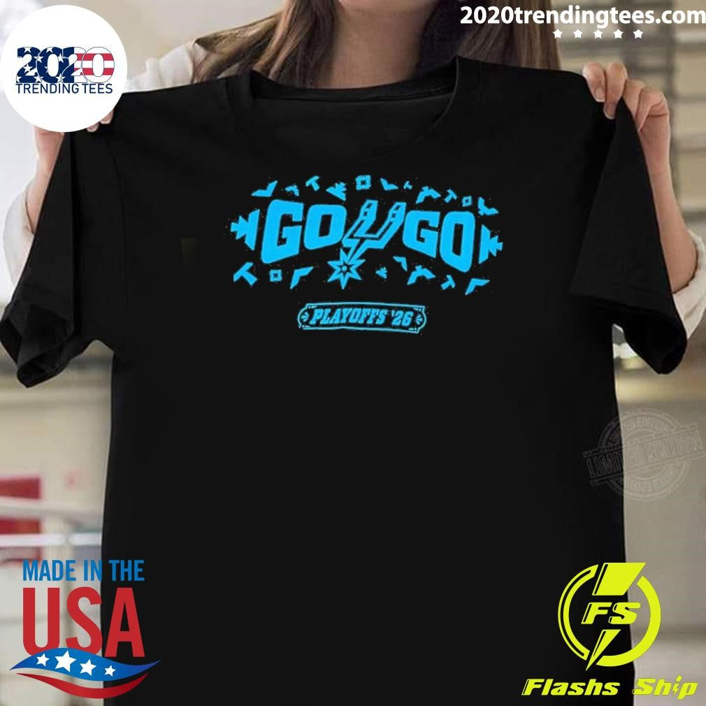 Antonio Spurs Go go playoffs 2026 Limited Edition Shirt Unisex T-shirt, Sweatshirt, Hoodie, Long Sleeve Tee - T-Shirt, Sweatshirt, Hoodie