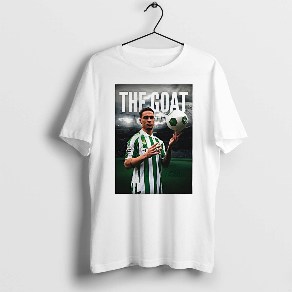 Antony Real Betis Fc The Goat 2026 Tshirts Sweater Hoodie Jpg Unisex T-shirt, Sweatshirt, Hoodie, Long Sleeve Tee - T-Shirt, Sweatshirt, Hoodie
