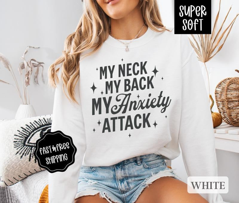 Anxiety Attack Mental Health Funny Shirts Comfy Fall T-Shirts, Hoodie, Sweatshirt - T-Shirt, Sweatshirt, Hoodie
