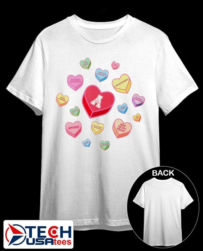 Appalachian State Mountaineers Sweet Talk Valentines Day shirt Unisex T-shirt, Sweatshirt, Hoodie, Long Sleeve Tee - T-Shirt, Sweatshirt, Hoodie