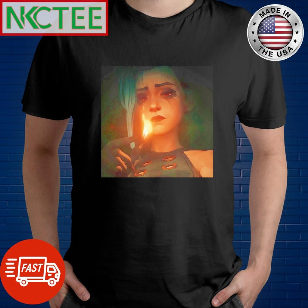 Arcane Season 2 Hailee cries shirt Unisex T-shirt, Sweatshirt, Hoodie, Long Sleeve Tee - T-Shirt, Sweatshirt, Hoodie