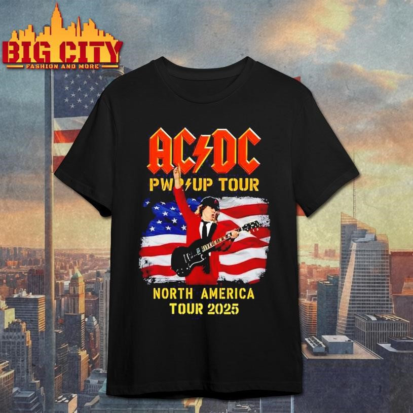 Are You Ready PWR UP ACDC Tour Shirt Unisex T-shirt, Sweatshirt, Hoodie, Long Sleeve Tee - T-Shirt, Sweatshirt, Hoodie