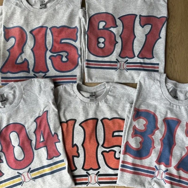 Area Code Baseball City Pride Baseball T-Shirts, Hoodie, Sweatshirt - T-Shirt, Sweatshirt, Hoodie