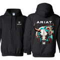 Ariat Wild Bull Skull Intricate Floral Patterns Outdoor Adventures Classic Cotton T-Shirts, Hoodie, Sweatshirt - T-Shirt, Sweatshirt, Hoodie