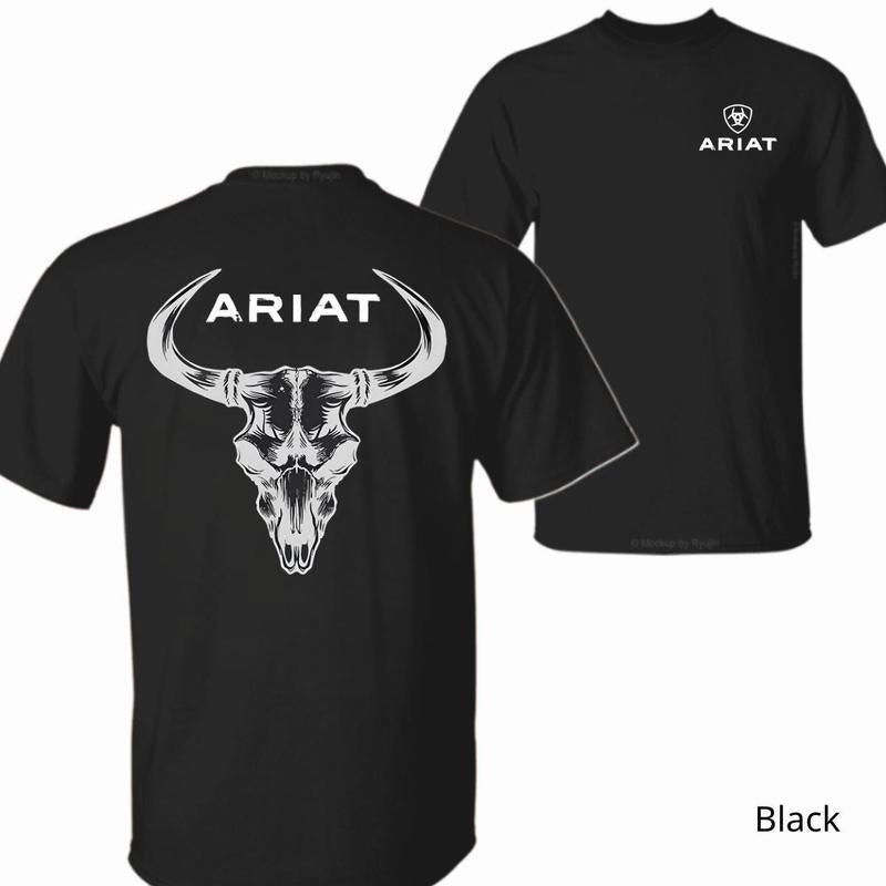 Ariat Sharp Bull Skull Bold Breathable Material Both . Menswear T-Shirts, Hoodie, Sweatshirt - T-Shirt, Sweatshirt, Hoodie