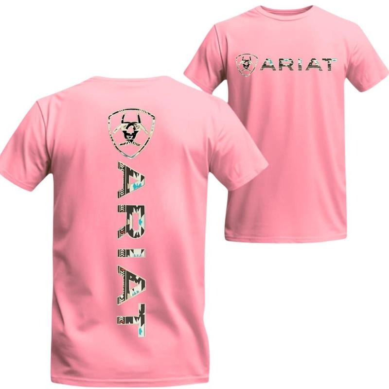 Ariat Geometric Southwestern Logo Suitable Breathable Fabric All Day Comfort. Casual T-Shirts, Hoodie, Sweatshirt - T-Shirt, Sweatshirt, Hoodie