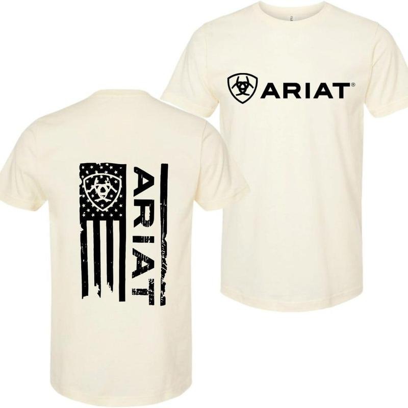 Ariat Ariat Classic America Flag Cowboys Ariat Shirt Vintage Ariat Shirt Cowboy Geometric Southwestern Suitable Breathable Fabric All Day Comfort T-Shirts, Hoodie, Sweatshirt - T-Shirt, Sweatshirt, Hoodie