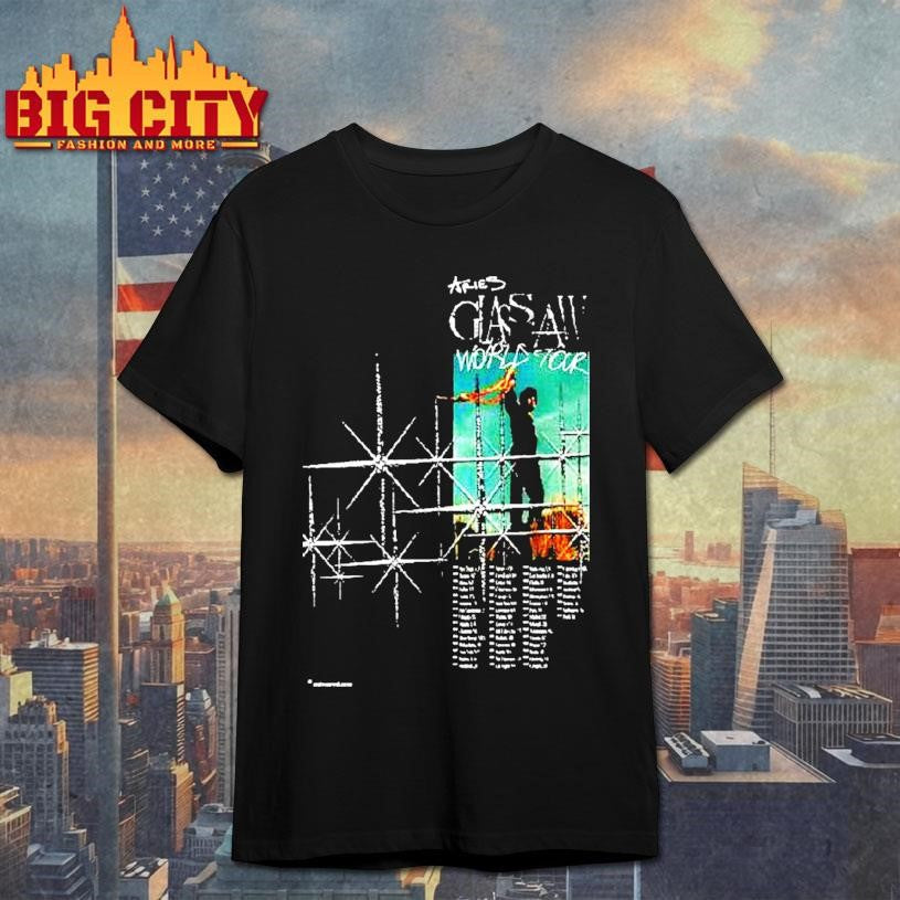 Aries Glass Jaw World Tour 2026 Shirt Unisex T-shirt, Sweatshirt, Hoodie, Long Sleeve Tee - T-Shirt, Sweatshirt, Hoodie