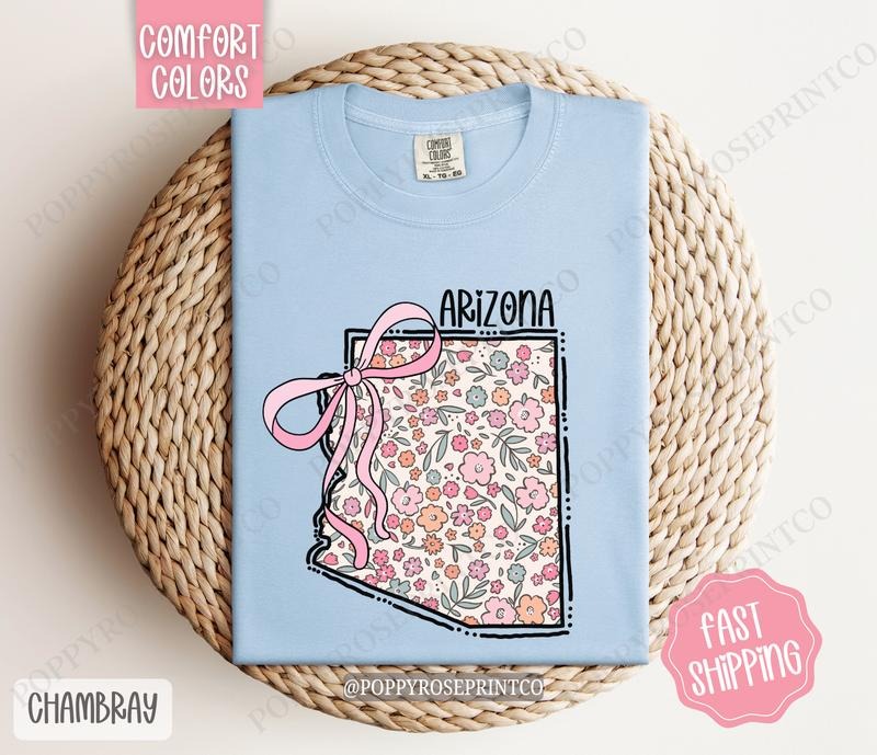 Arizona Comfort Colors State Cute Arizona Shirt Arizona Arizona Shirt T-Shirts, Hoodie, Sweatshirt - T-Shirt, Sweatshirt, Hoodie