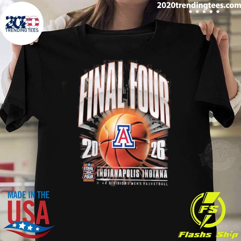 Arizona Wildcats 2026 Ncaa Division I Mens Basketball Indianapolis Indiana Shirt Unisex T-shirt, Sweatshirt, Hoodie, Long Sleeve Tee - T-Shirt, Sweatshirt, Hoodie