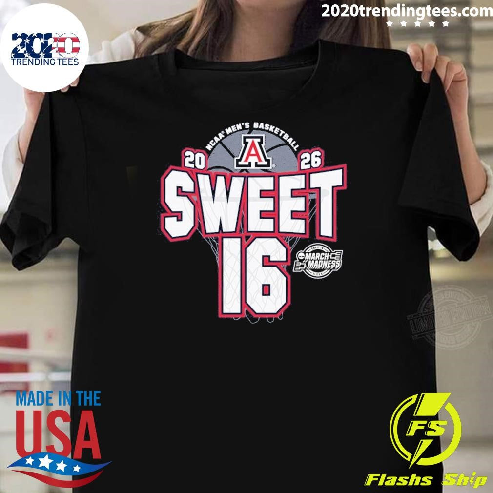 Arizona Wildcats Mens Basketball 2026 Final Four Shirt Unisex T-shirt, Sweatshirt, Hoodie, Long Sleeve Tee - T-Shirt, Sweatshirt, Hoodie