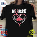 Arkansas Razorbacks Heartbeat 2026 Nurse Its A Work Of Heart Shirt Unisex T-shirt, Sweatshirt, Hoodie, Long Sleeve Tee - T-Shirt, Sweatshirt, Hoodie