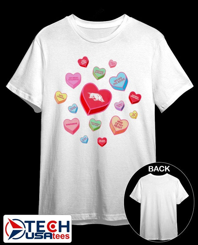 Arkansas Razorbacks Sweet Talk Valentines Day shirt Unisex T-shirt, Sweatshirt, Hoodie, Long Sleeve Tee - T-Shirt, Sweatshirt, Hoodie