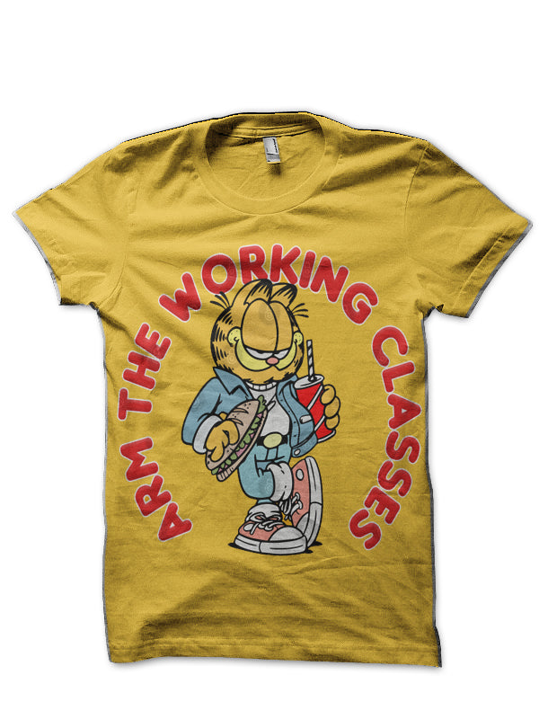 Arm Working Classes Garfield Meme T-Shirts, Hoodie, Sweatshirt - T-Shirt, Sweatshirt, Hoodie