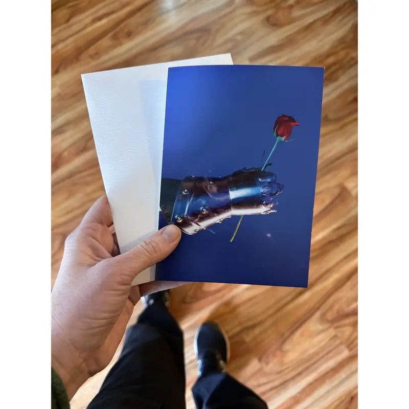 Armored Glove Rose Knightcore Valentine'S Themed Card 5x7 Gloss T-Shirts, Hoodie, Sweatshirt - T-Shirt, Sweatshirt, Hoodie