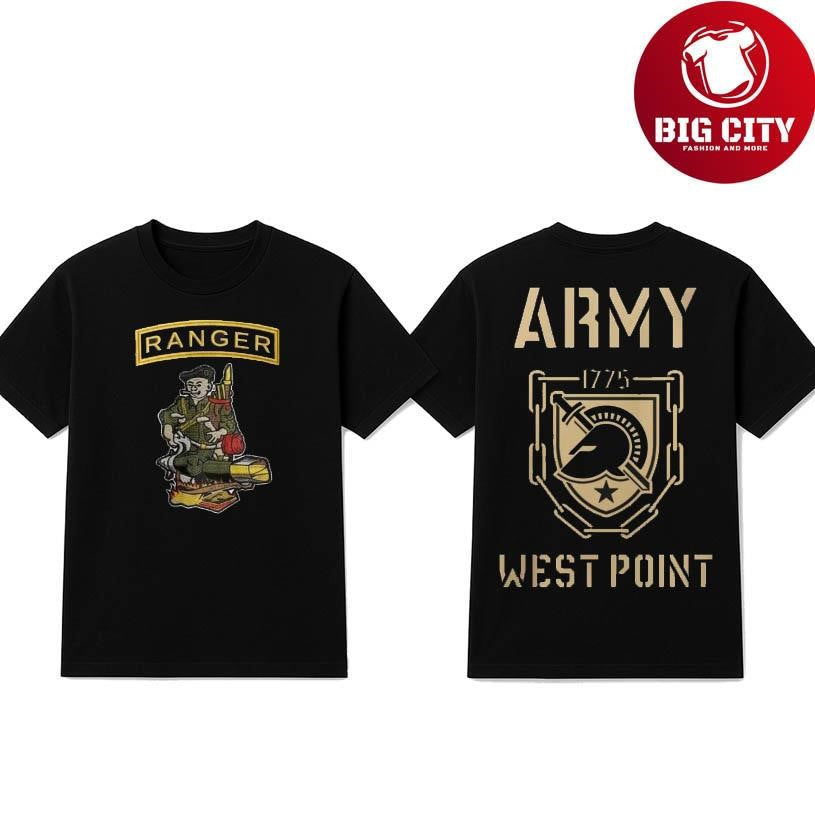 Army Black Knights West Point Athletics Ranger Remember 2025 Two Sided Shirt Unisex T-shirt, Sweatshirt, Hoodie, Long Sleeve Tee - T-Shirt, Sweatshirt, Hoodie