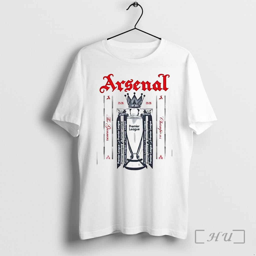Arsenal Fc Premier League Champions Trophy Tshirts Sweater Hoodie Jpg Unisex T-shirt, Sweatshirt, Hoodie, Long Sleeve Tee - T-Shirt, Sweatshirt, Hoodie