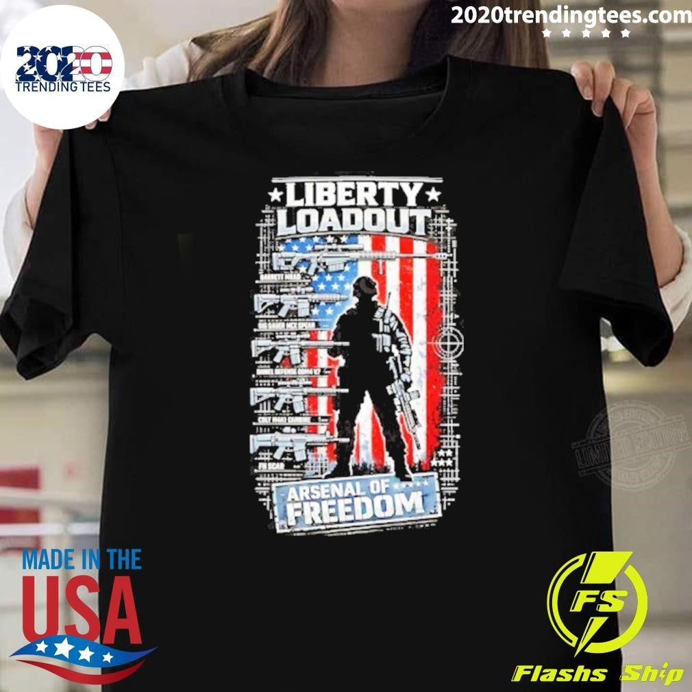 Arsenal Of Freedom Liberty Loadout Shirt Unisex T-shirt, Sweatshirt, Hoodie, Long Sleeve Tee - T-Shirt, Sweatshirt, Hoodie