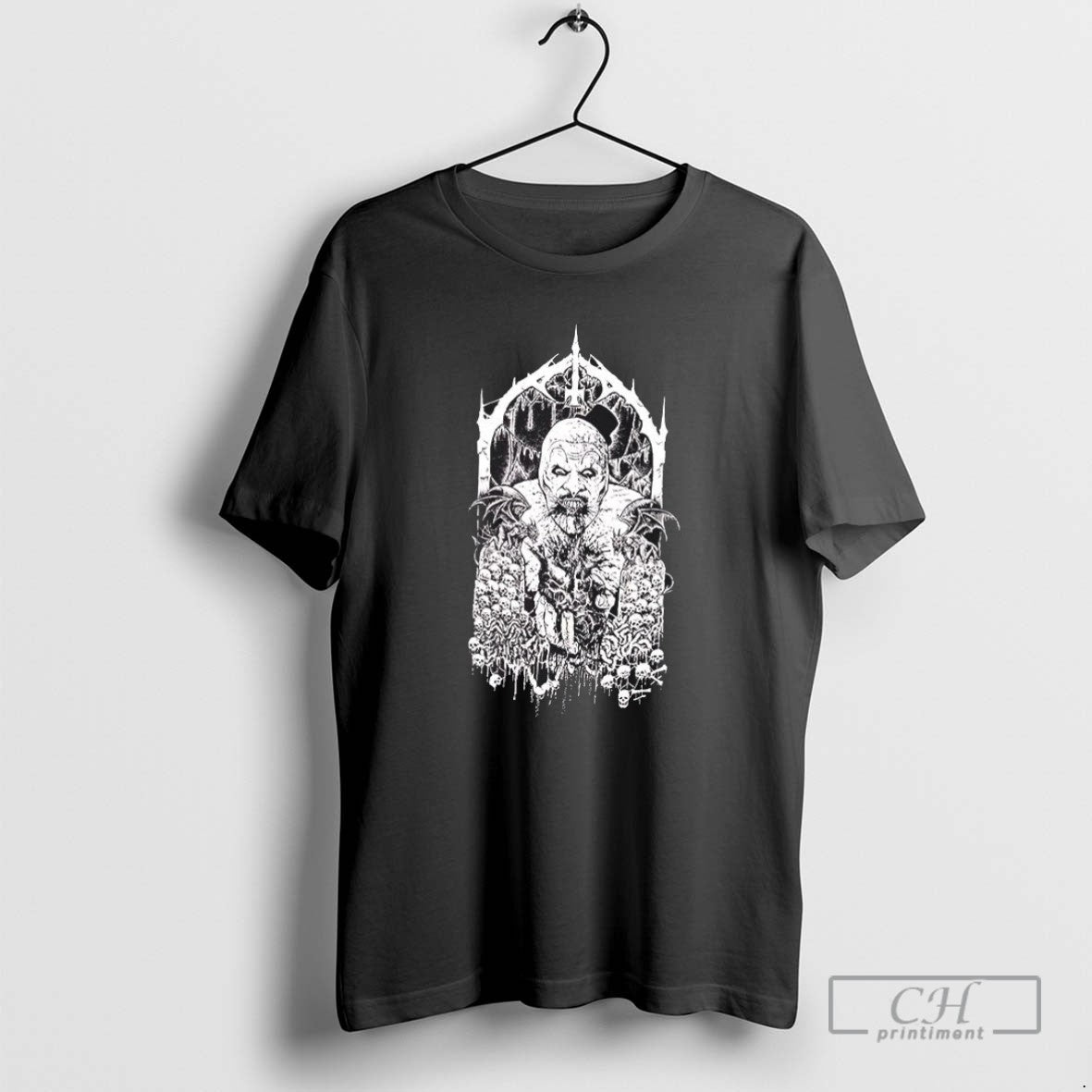Art The Clown Terrifer X Sawblade666 T Shirts Unisex T-shirt, Sweatshirt, Hoodie, Long Sleeve Tee - T-Shirt, Sweatshirt, Hoodie