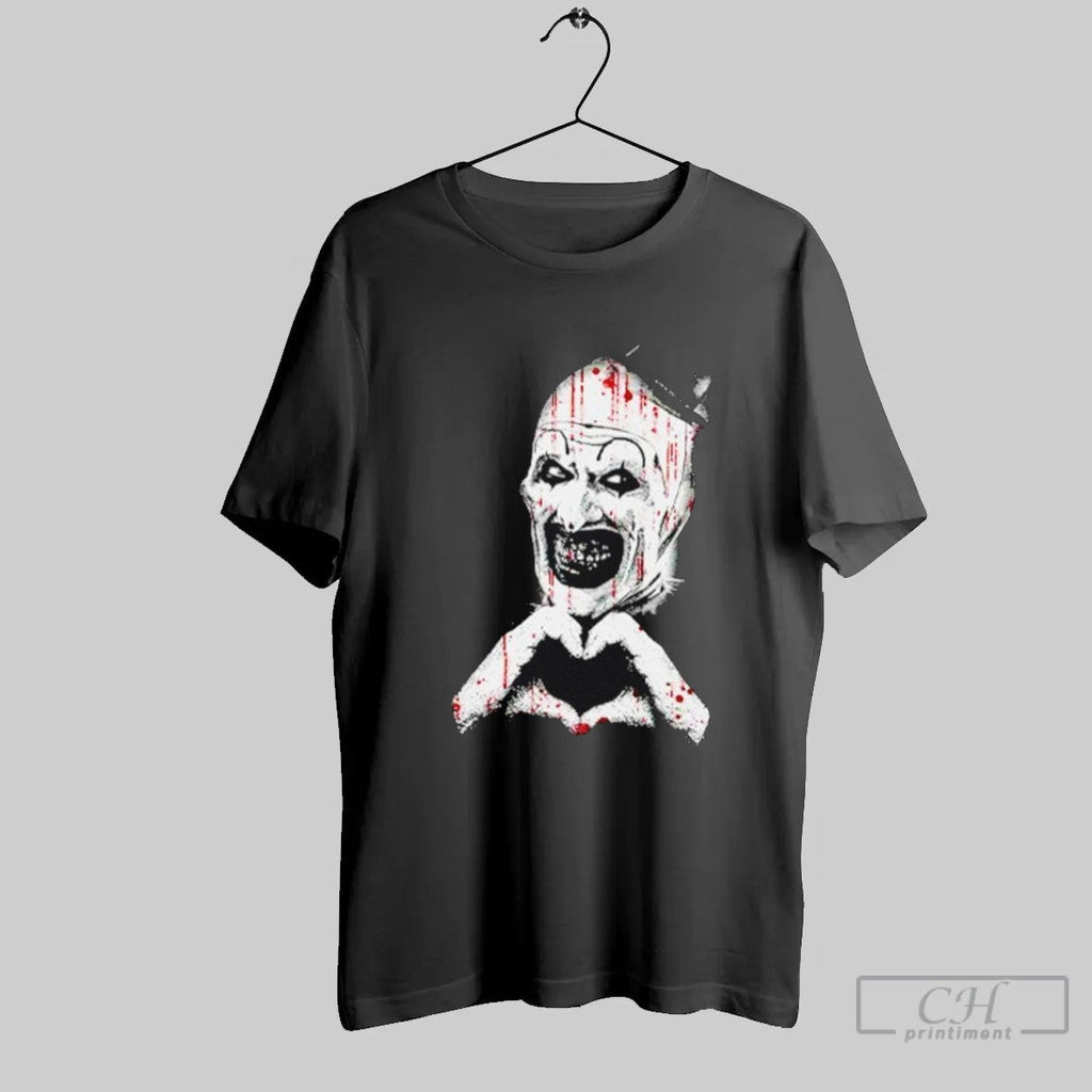 Art The Clown Halloween T Shirt Unisex T-shirt, Sweatshirt, Hoodie, Long Sleeve Tee - T-Shirt, Sweatshirt, Hoodie