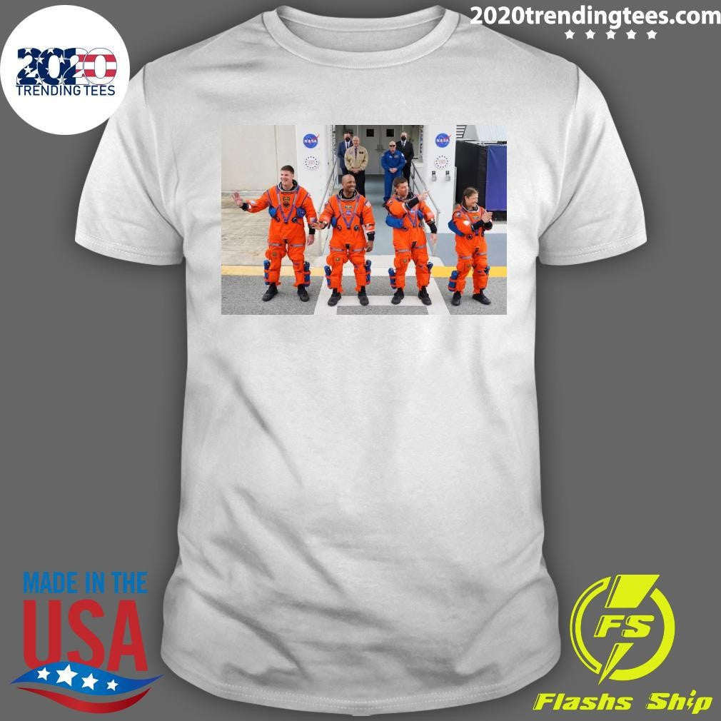 Artemis II Has Launched, Taking Four Astronauts Around The Moon For The First Time In More Than 50 Years Shirt - T-Shirt, Sweatshirt, Hoodie