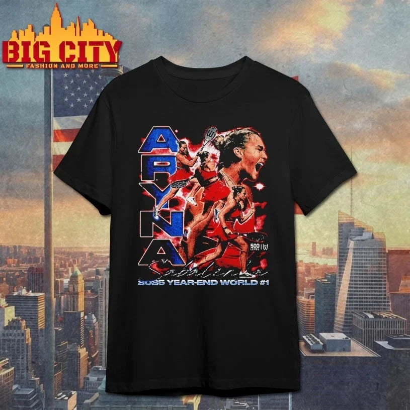 Aryna Sabalenka 2025 Year-End World Number 1 shirt Unisex T-shirt, Sweatshirt, Hoodie, Long Sleeve Tee - T-Shirt, Sweatshirt, Hoodie