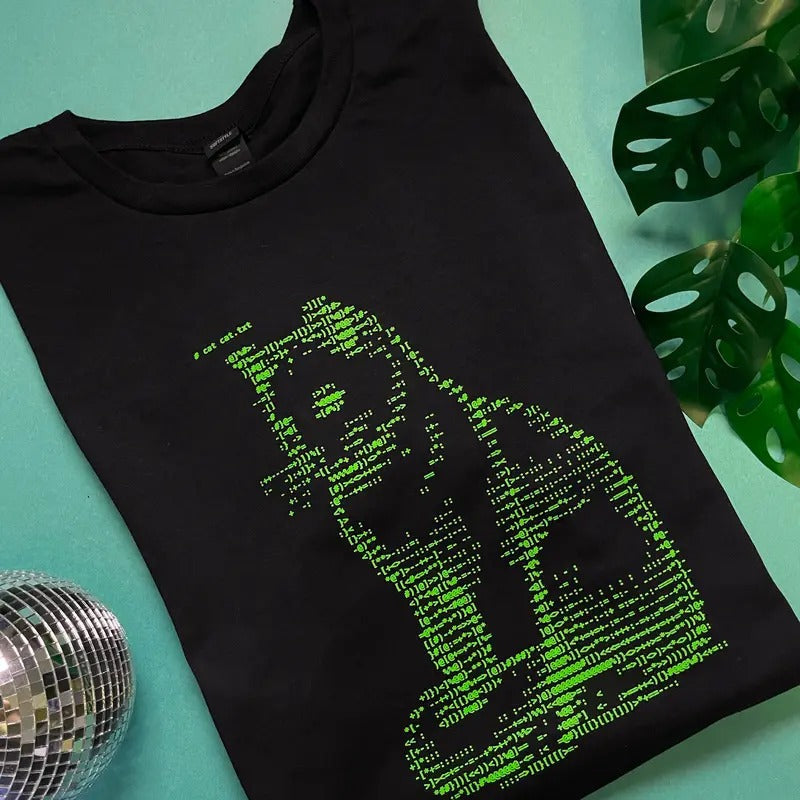 Ascii Cat Terminal Research Black T-Shirts, Hoodie, Sweatshirt - T-Shirt, Sweatshirt, Hoodie