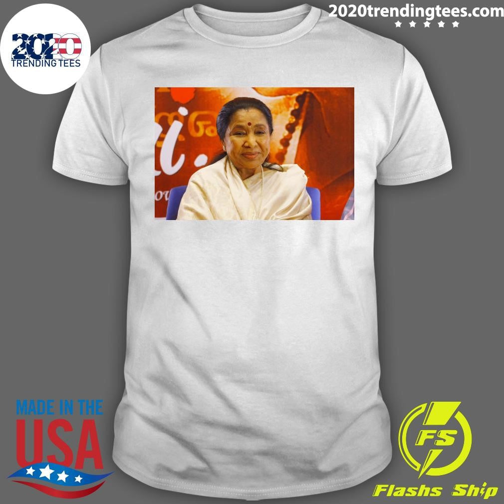 Asha Bhosle, One Of Indias Most Versatile Bollywood Singers, Dies At 92 Shirt Unisex T-shirt, Sweatshirt, Hoodie, Long Sleeve Tee - T-Shirt, Sweatshirt, Hoodie