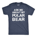 Ask Me About My Polar Bear Funny Zoo Animal Flip Up Funny Cool Vintage Flip Navy T-Shirts, Hoodie, Sweatshirt - T-Shirt, Sweatshirt, Hoodie