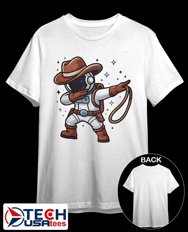 Astronaut Cowboy dabbing shirt Unisex T-shirt, Sweatshirt, Hoodie, Long Sleeve Tee - T-Shirt, Sweatshirt, Hoodie