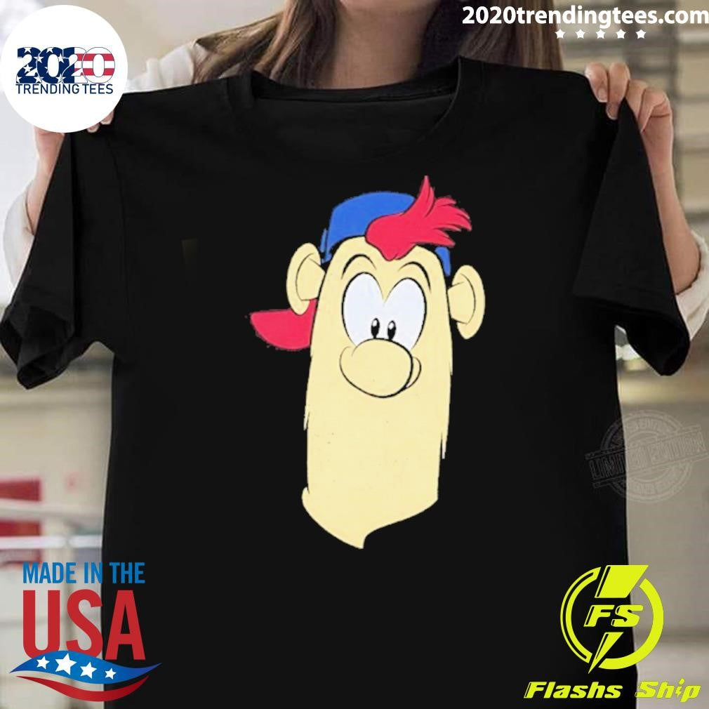 Atlanta Braves Blooper Big Face Mascot Shirt Unisex T-shirt, Sweatshirt, Hoodie, Long Sleeve Tee - T-Shirt, Sweatshirt, Hoodie