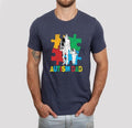 Autism Dad Autism Awareness Father'S Matching Shirt Happy Father'S Autism Support Dad Celebration Husband Austism T-Shirts, Hoodie, Sweatshirt - T-Shirt, Sweatshirt, Hoodie