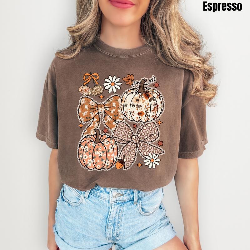Autumn Pattern Collage Comfort Colors 'NLB' T-Shirts, Hoodie, Sweatshirt - T-Shirt, Sweatshirt, Hoodie