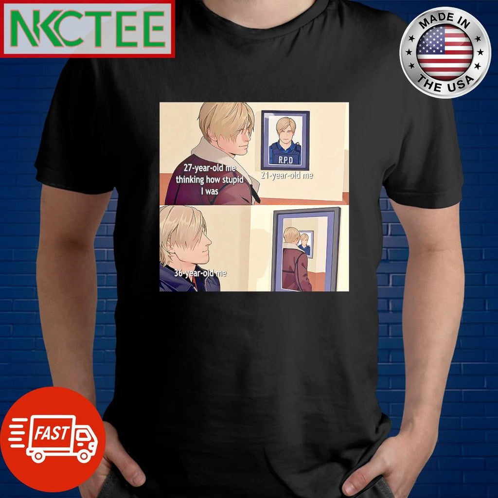 Awesome 27 year old me thinking how stupid I was 21 year old me 36 year old me shirt Unisex T-shirt, Sweatshirt, Hoodie, Long Sleeve Tee - T-Shirt, Sweatshirt, Hoodie