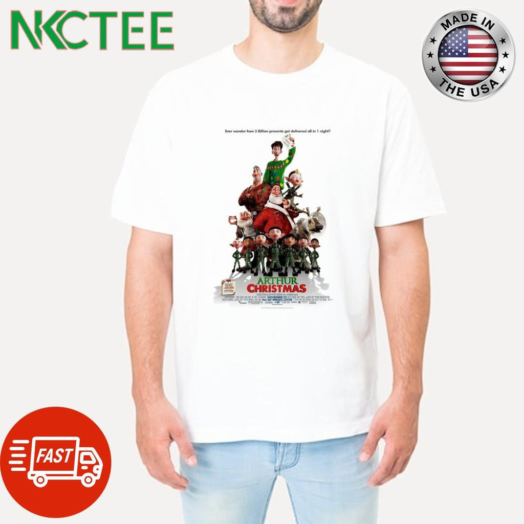 Awesome Arthur Christmas 2011 shirt Unisex T-shirt, Sweatshirt, Hoodie, Long Sleeve Tee - T-Shirt, Sweatshirt, Hoodie