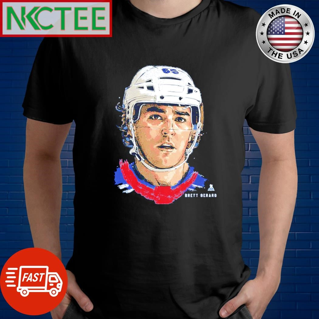 Awesome Brett Berard New York Rangers paint shirt Unisex T-shirt, Sweatshirt, Hoodie, Long Sleeve Tee - T-Shirt, Sweatshirt, Hoodie