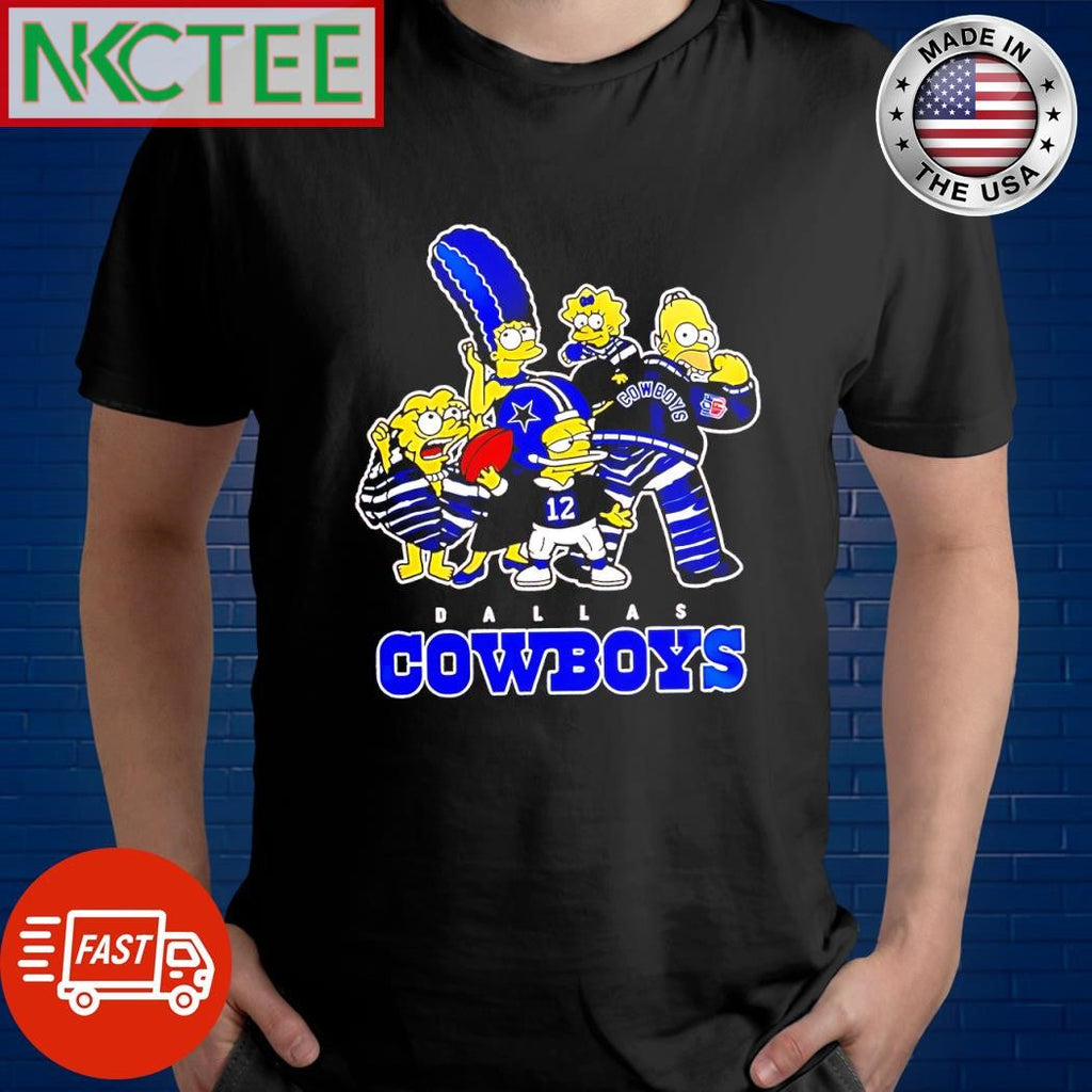 Awesome Dallas Cowboys The Simpsons cartoon shirt Unisex T-shirt, Sweatshirt, Hoodie, Long Sleeve Tee - T-Shirt, Sweatshirt, Hoodie