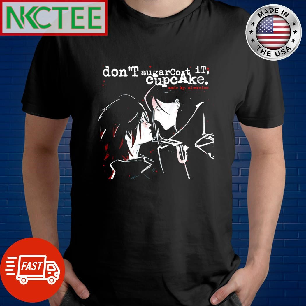 Awesome Don’t Sugarcoat it cupcake paint shirt Unisex T-shirt, Sweatshirt, Hoodie, Long Sleeve Tee - T-Shirt, Sweatshirt, Hoodie