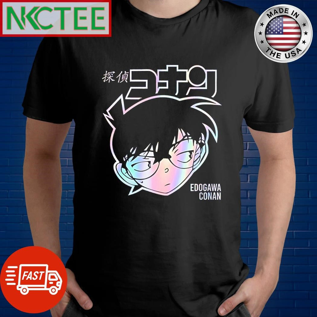 Awesome Edogawa Conan head shirt Unisex T-shirt, Sweatshirt, Hoodie, Long Sleeve Tee - T-Shirt, Sweatshirt, Hoodie