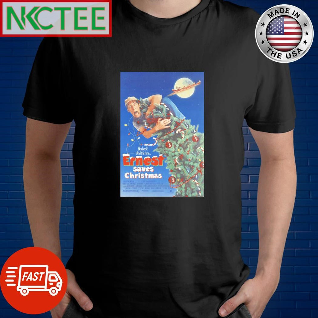 Awesome Ernest Saves Christmas 1988 shirt Unisex T-shirt, Sweatshirt, Hoodie, Long Sleeve Tee - T-Shirt, Sweatshirt, Hoodie