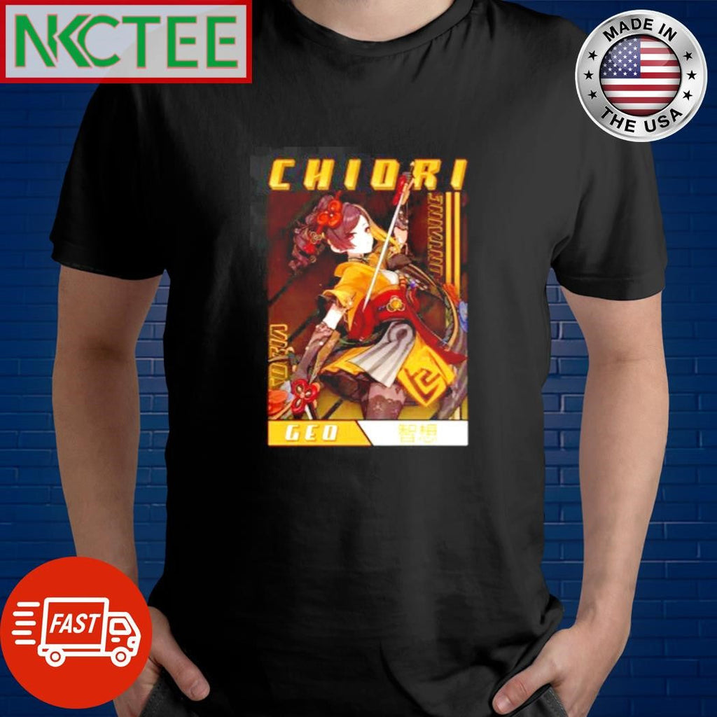 Awesome Genshin Impact Chiori Geo shirt Unisex T-shirt, Sweatshirt, Hoodie, Long Sleeve Tee - T-Shirt, Sweatshirt, Hoodie