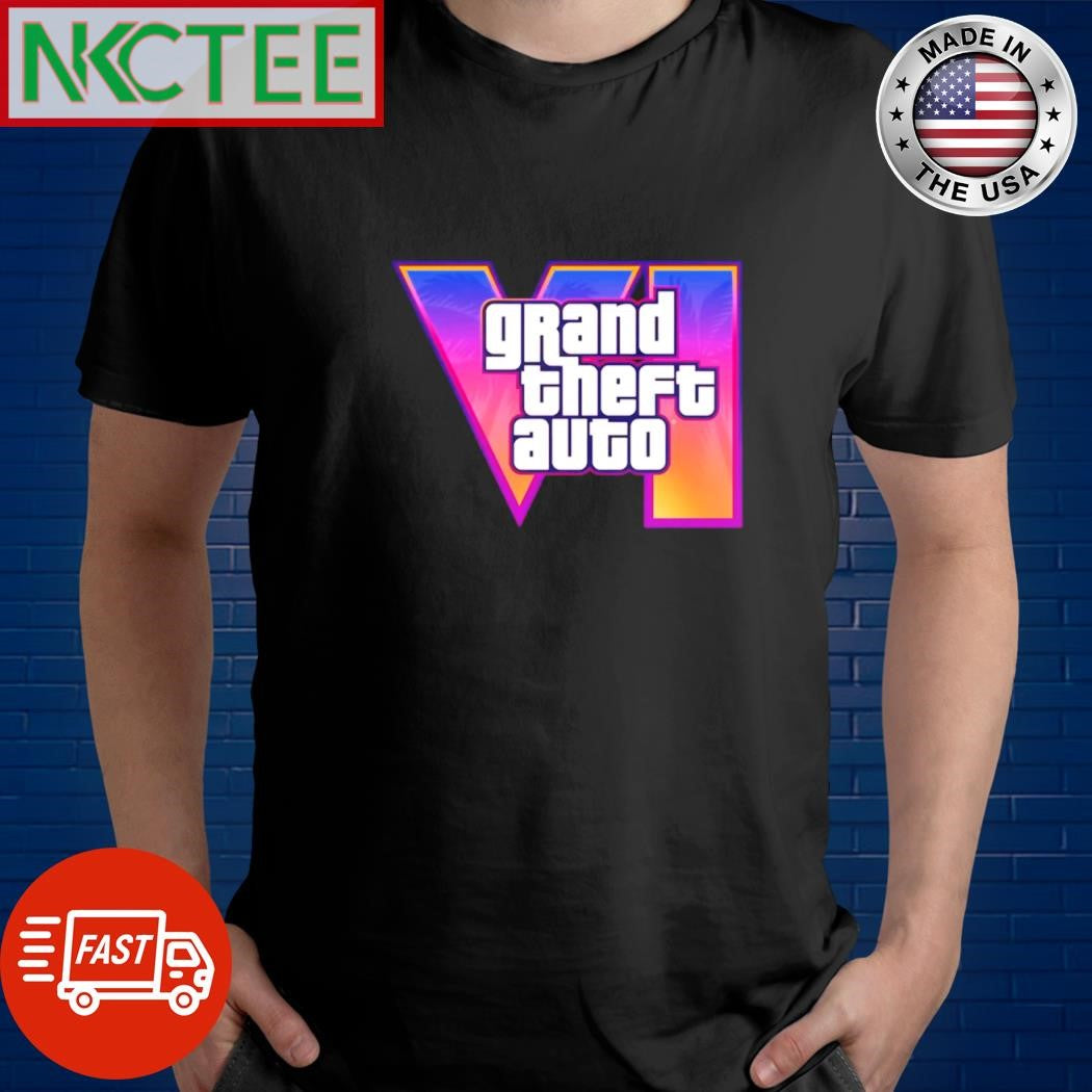 Awesome Grand Theft Auto VI shirt Unisex T-shirt, Sweatshirt, Hoodie, Long Sleeve Tee - T-Shirt, Sweatshirt, Hoodie
