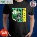 Awesome Green Bay Packers helmet they not like us shirt Unisex T-shirt, Sweatshirt, Hoodie, Long Sleeve Tee - T-Shirt, Sweatshirt, Hoodie